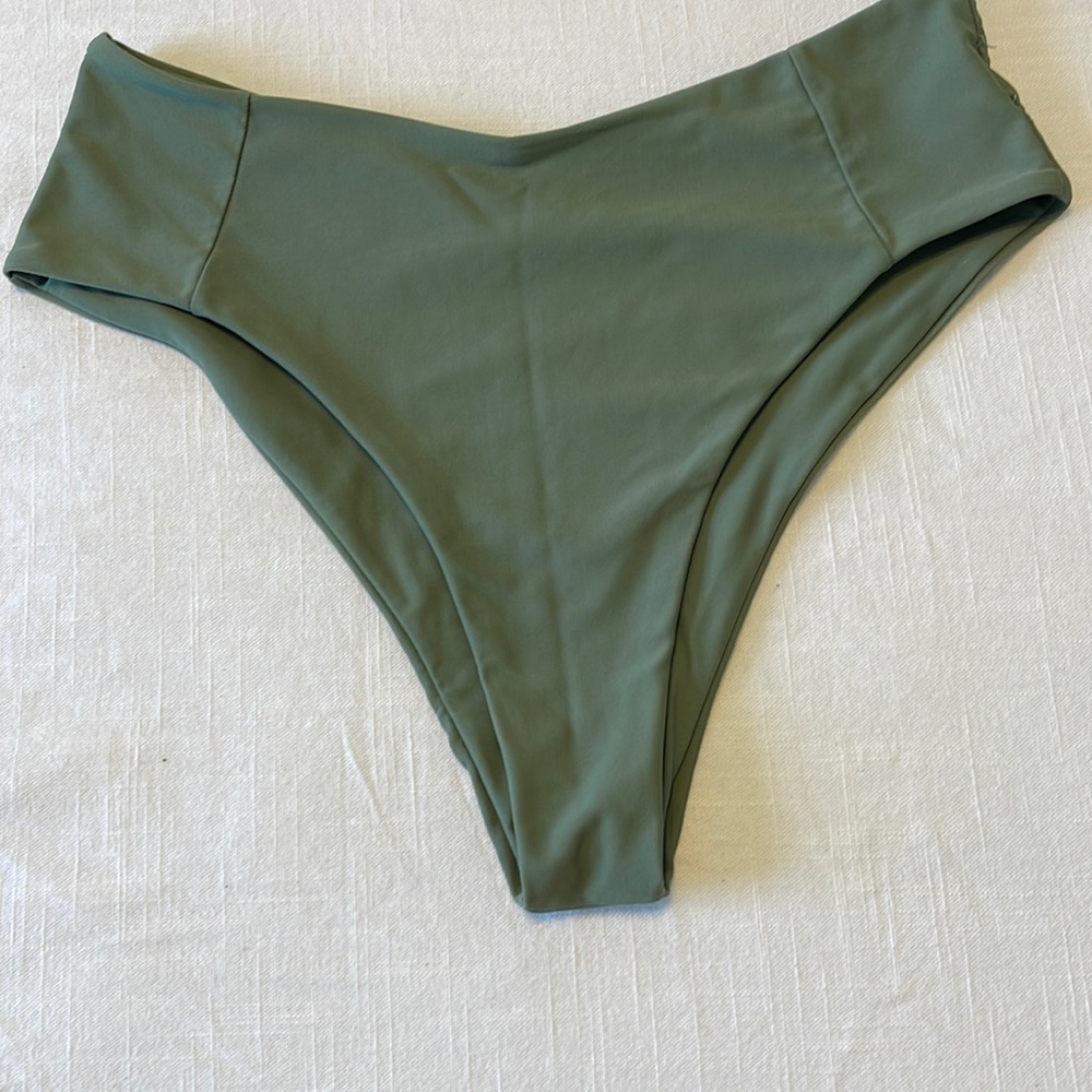 High waist bikini bottom
